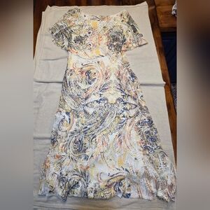 Reba Multicolor Paisley Maxi Dress